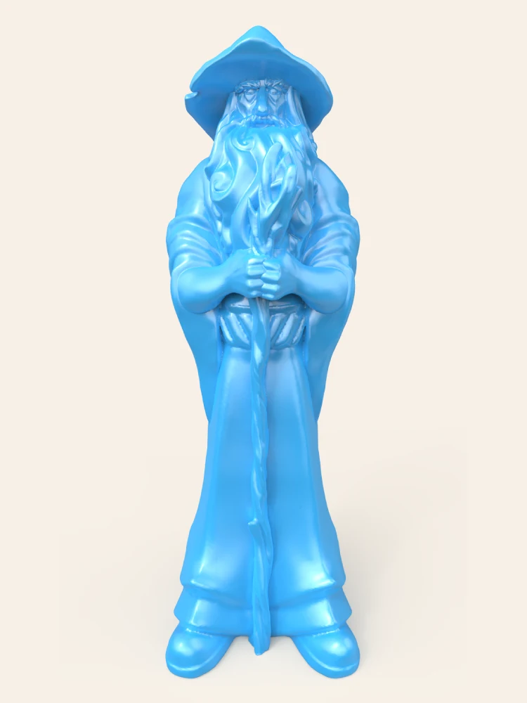 Wizard 3D model sculpted in ZBrush